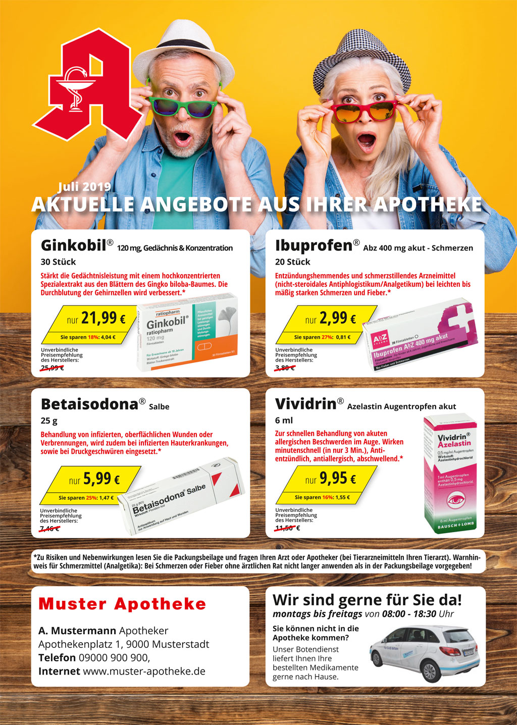 Apotheken Angebotsflyer Muster 5